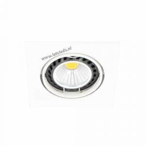 LED spot WIT kantelbaar GU10 COB 5Watt vierkant